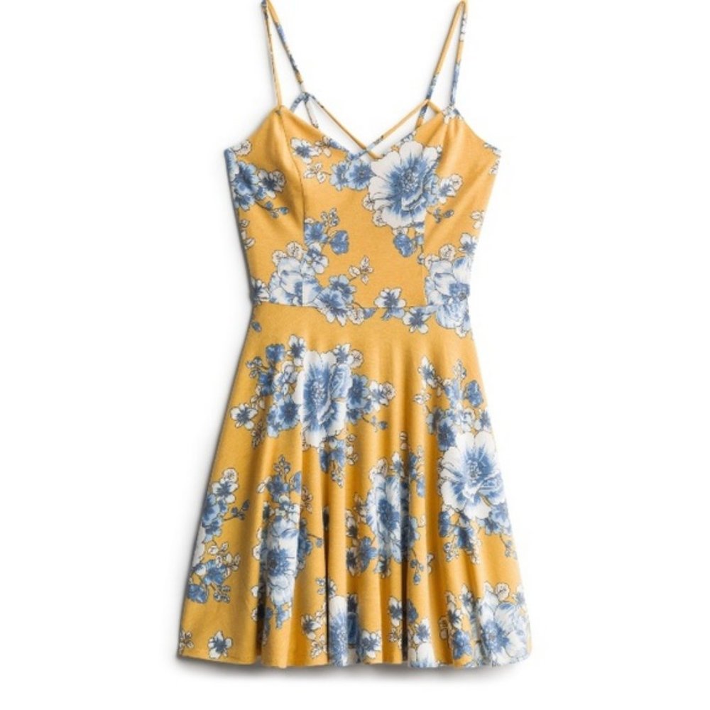 NWT Fortune +Ivy yellow floral sundress